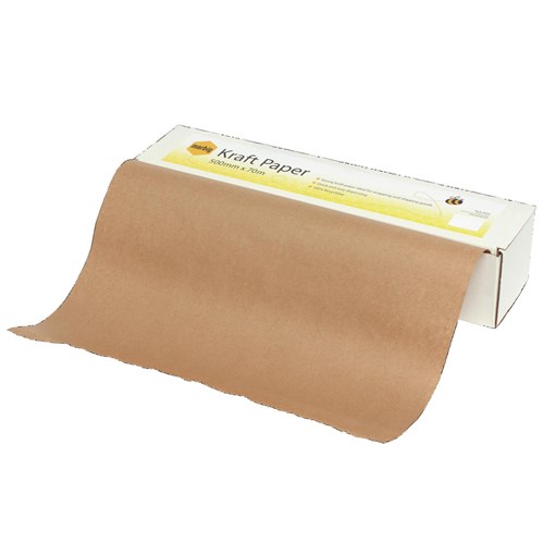 Kleenkopy Kraft Paper Dispenser Box 60gsm 500mm x 70m x 17mm core